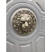 Дверь с терморазрывом с декоративным литым элементом "Лев"