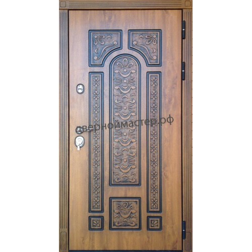 Металлическая дверь с панелью МДФ VINORIT