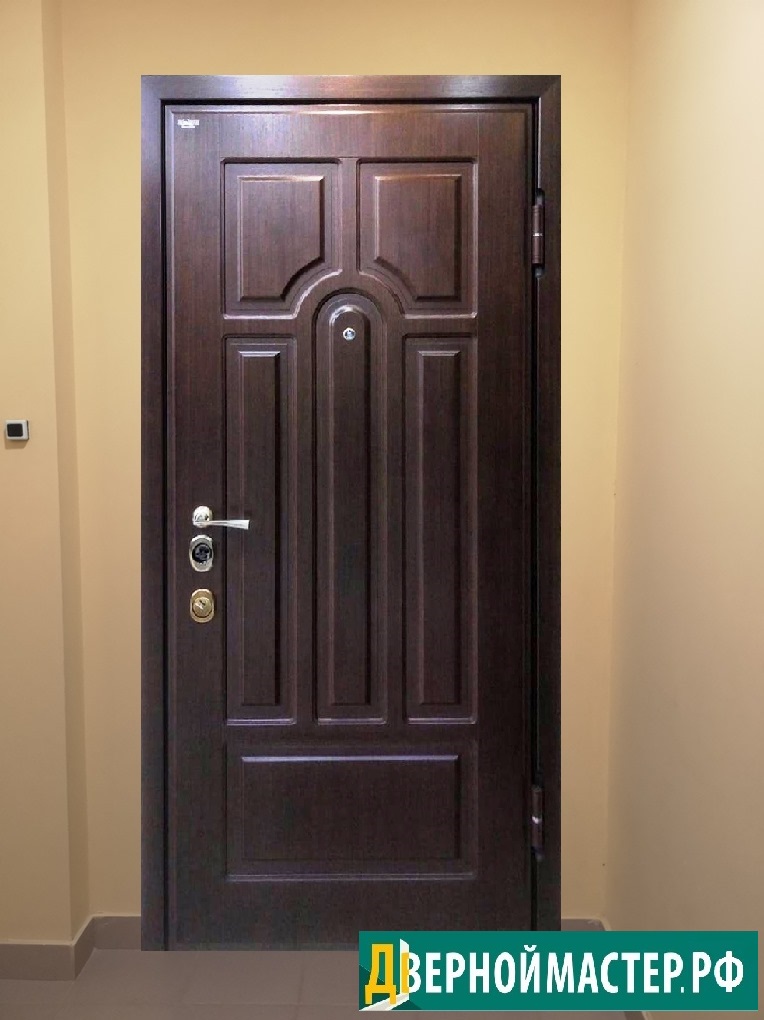 Хорошие входные двери с шумоизоляцией в квартиру с классическим МДФ шпон