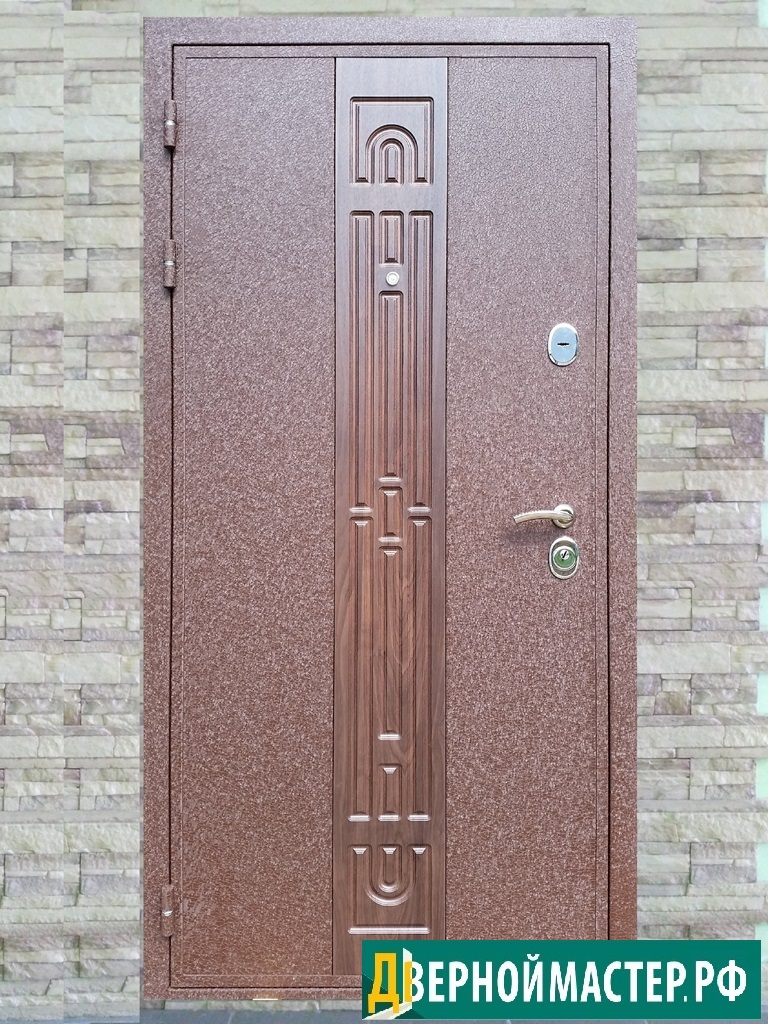 Входная дверь в квартиру с шумоизоляцией с напылением и мдф в Москве