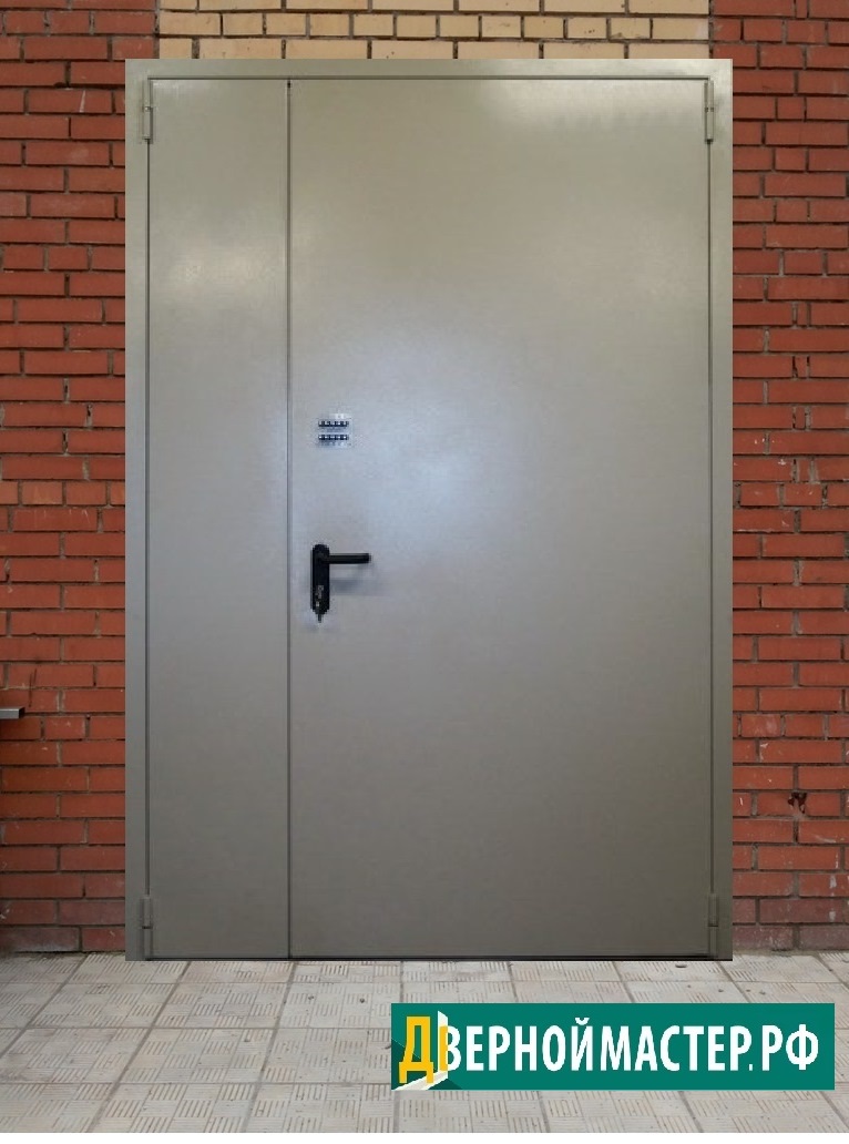 Дверь металлическая с кодовым замком, купить в Москве для технических помещений, магазинов