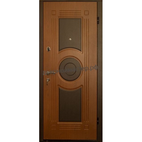 Наружная теплая дверь с отделкой МДФ