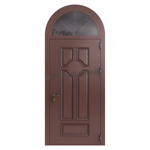 Антивандальная арочная входная дверь в дом