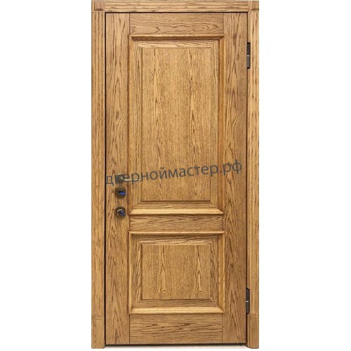 Входная металлическая дверь МДФ с багетом